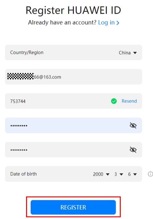 Registration And Verification Huawei Id Registration